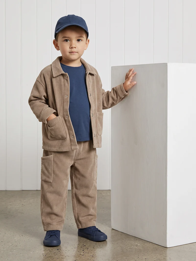 Jacke Corduroy Beige