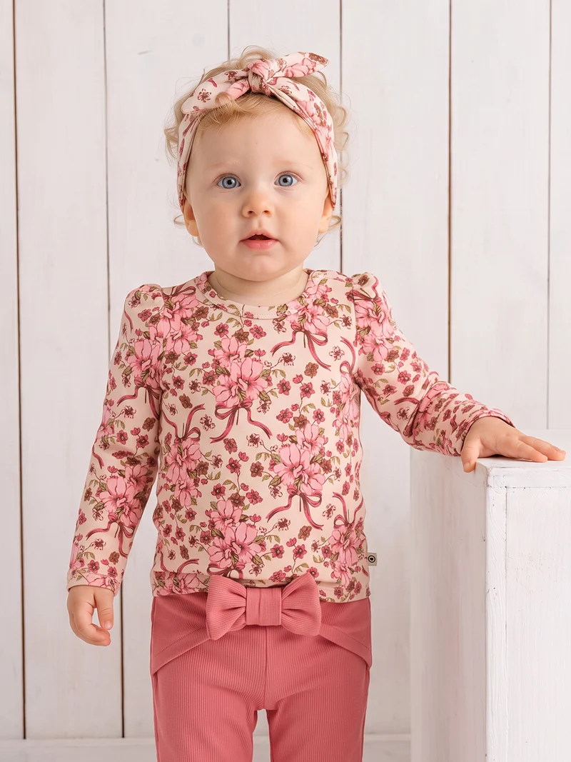 Stirnband Bouquet Rosa