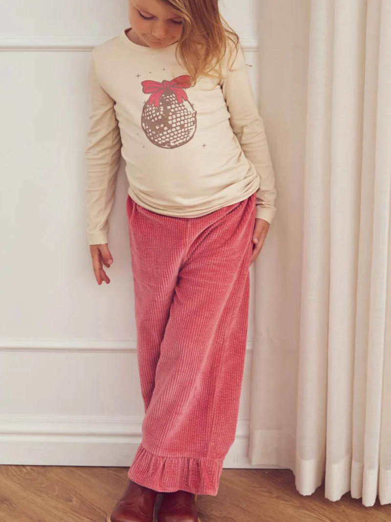 Cordhose Corduroy Rosa
