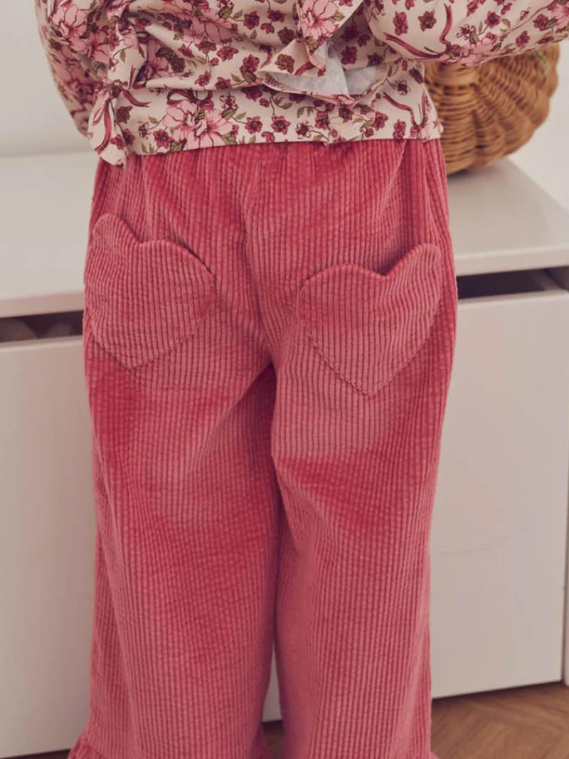 Cordhose Corduroy Rosa