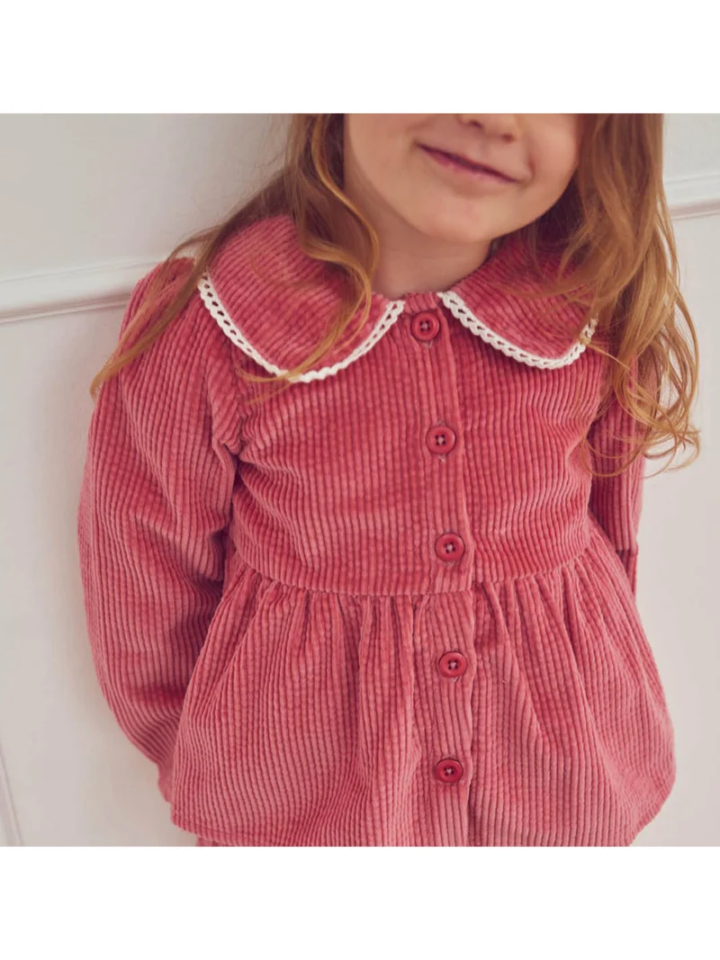 Hemd Corduroy Rosa