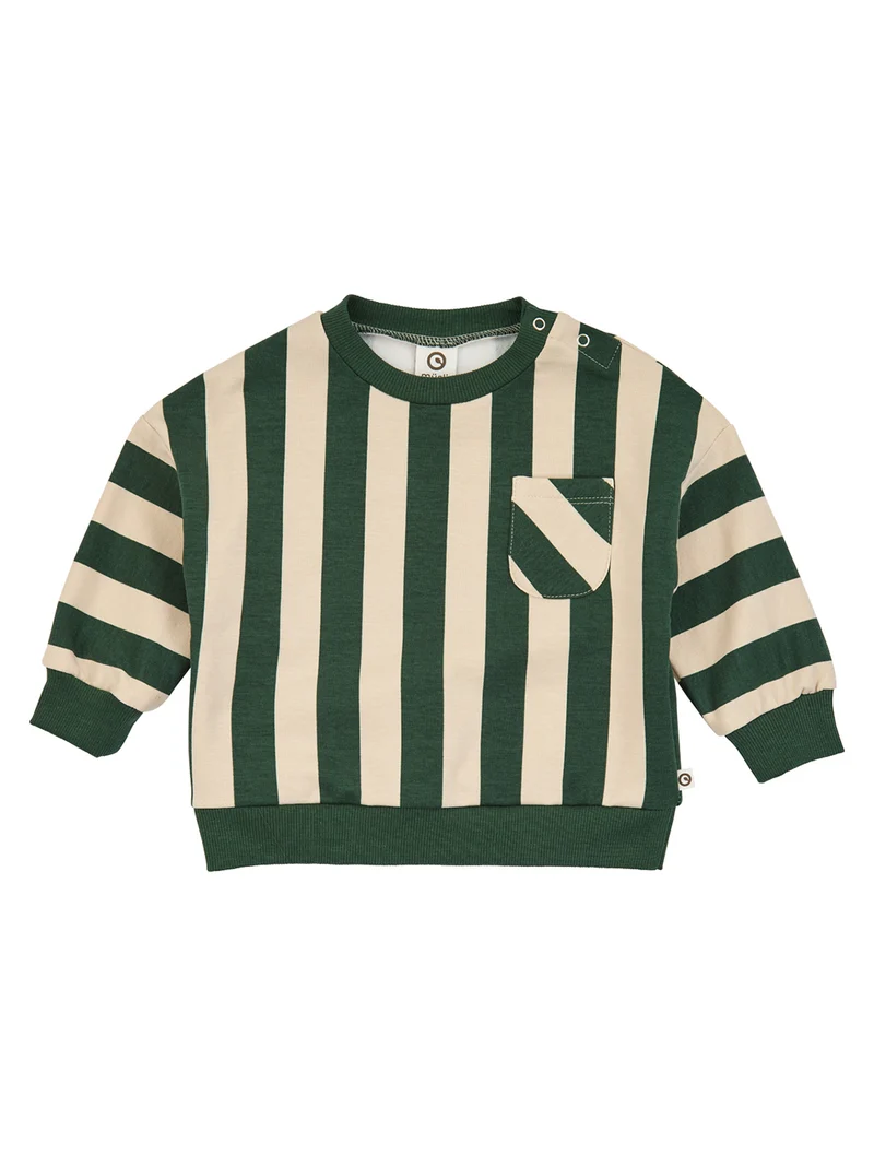 Sweatshirt Stripe Grün