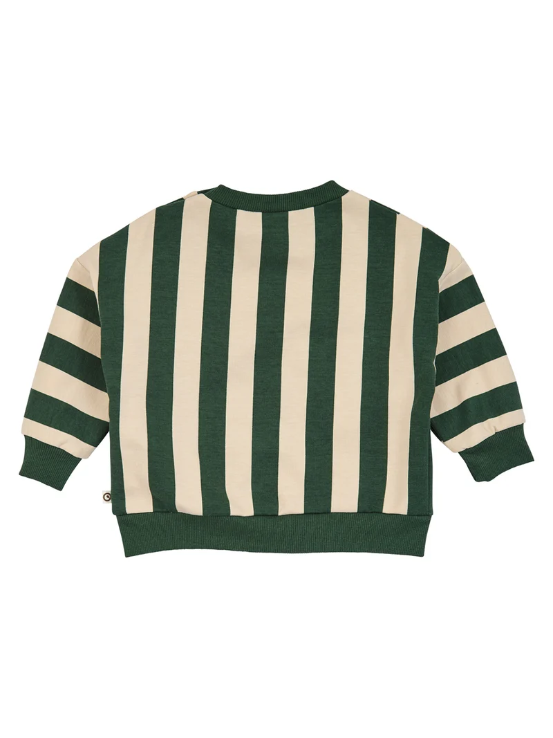 Sweatshirt Stripe Grün