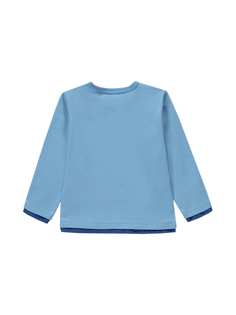 Longsleeve Hellblau