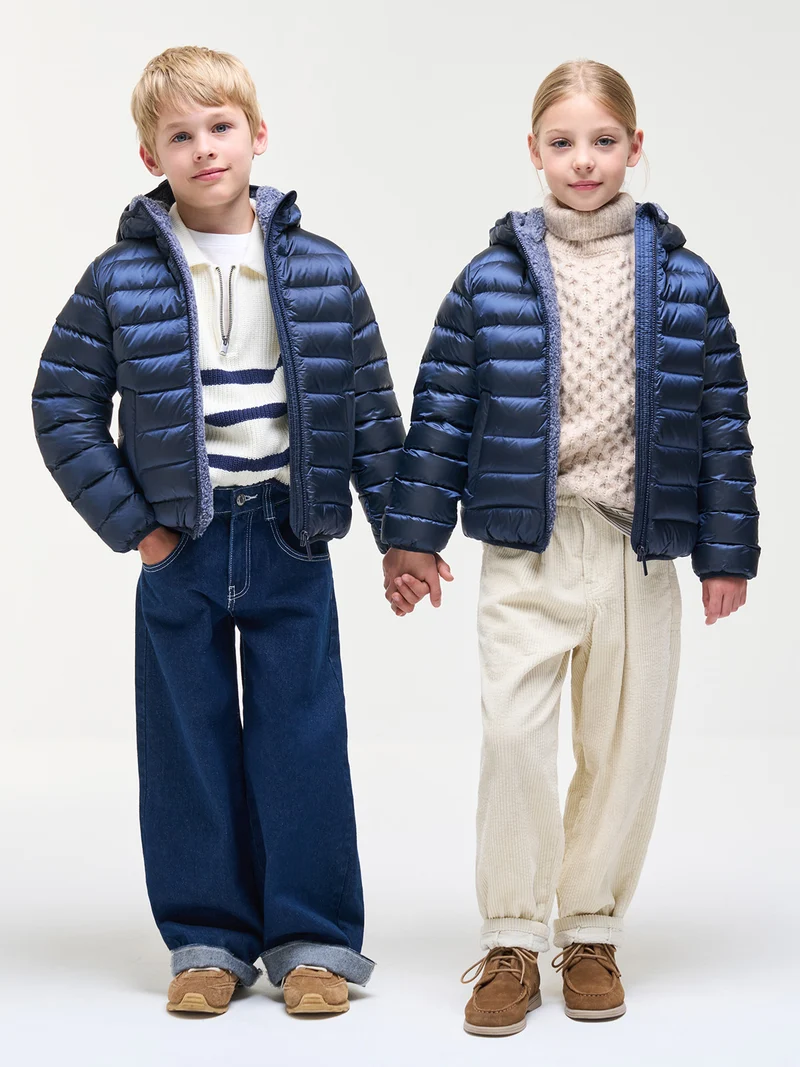 Daunenjacke Quilted Marineblau