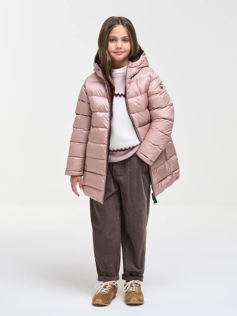 Daunenjacke Reversible Quilted Rosa