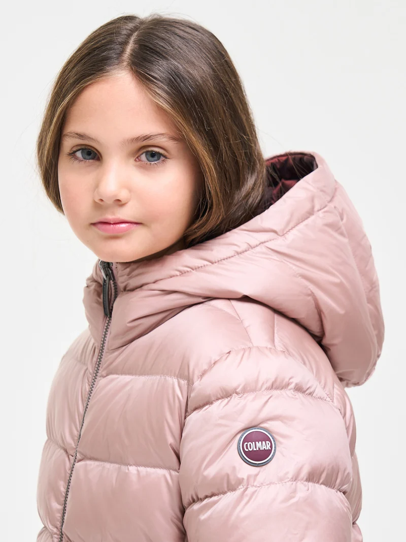 Daunenjacke Reversible Quilted Rosa