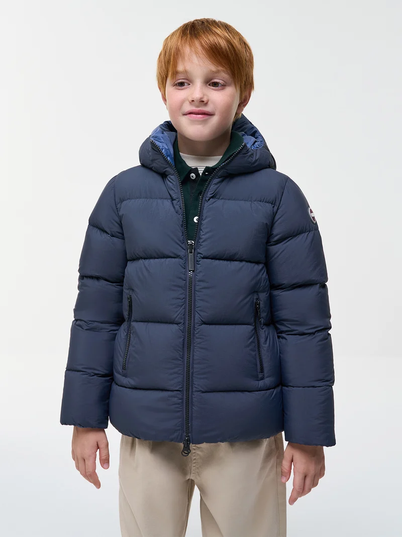 Daunenjacke Reversible Quilted Marineblau