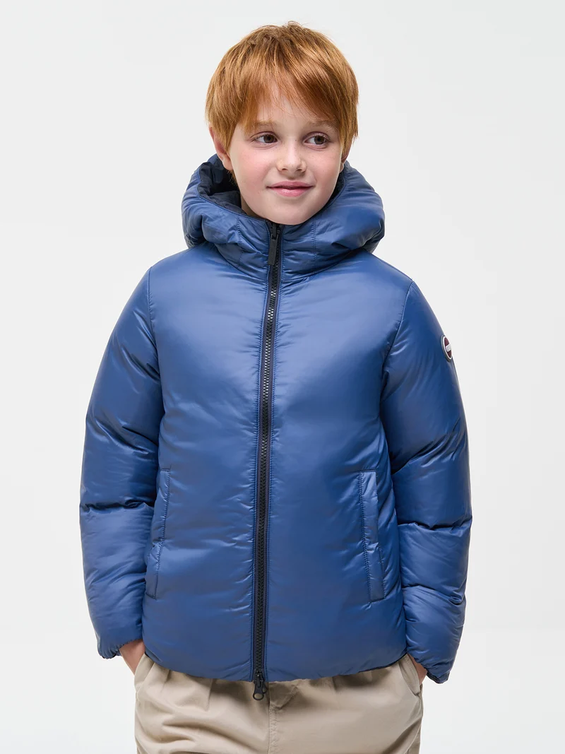 Daunenjacke Reversible Quilted Marineblau