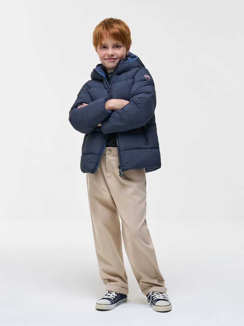 Daunenjacke Reversible Quilted Marineblau
