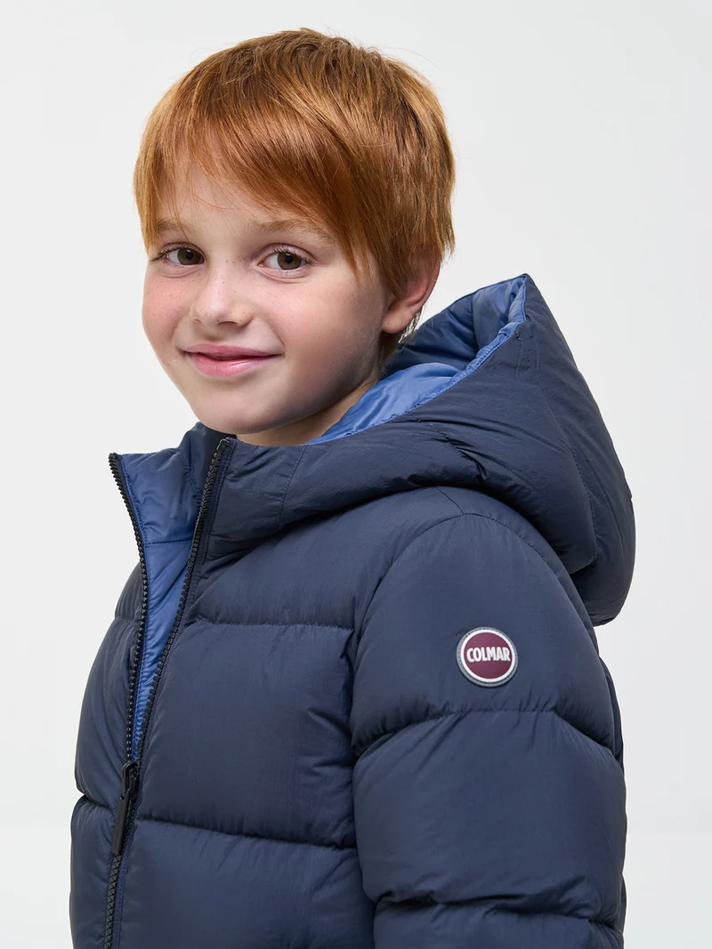 Daunenjacke Reversible Quilted Marineblau