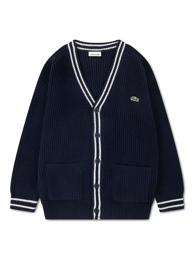 Strickjacke Marineblau