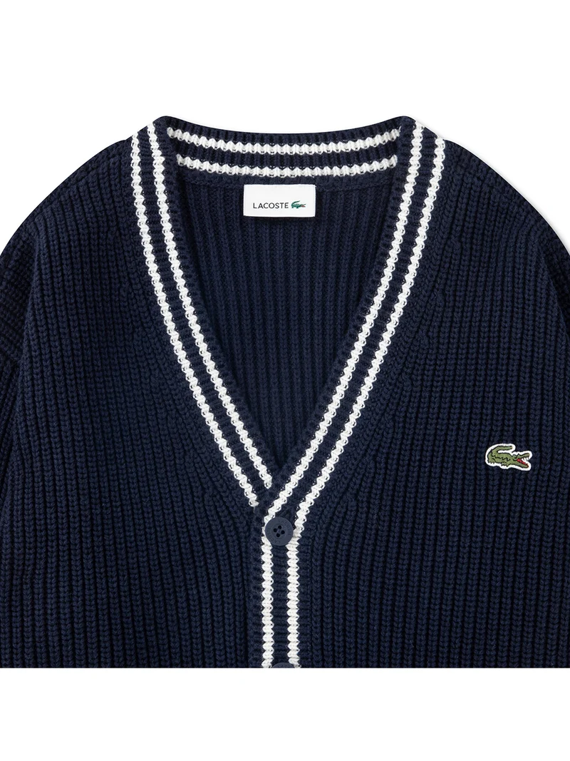 Strickjacke Marineblau