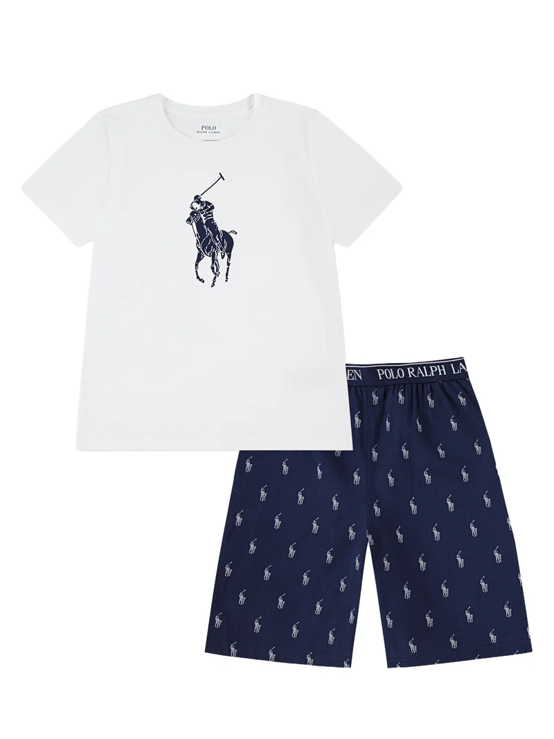 Polo Ralph Lauren Kinder-Pyjama-Set mit Polo Pony für Jungen