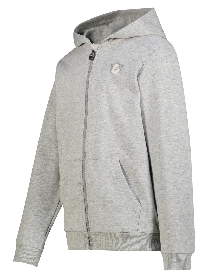 Sweatjacke Grau