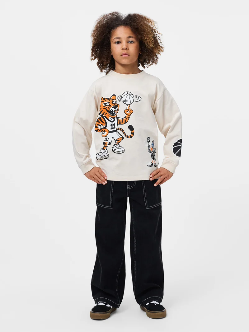 Longsleeve Rube Cremeweiß