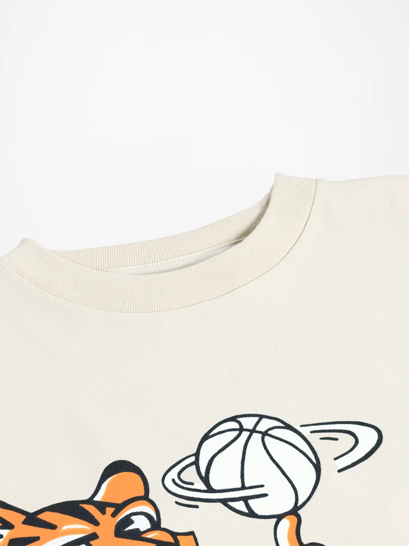 Longsleeve Rube Cremeweiß
