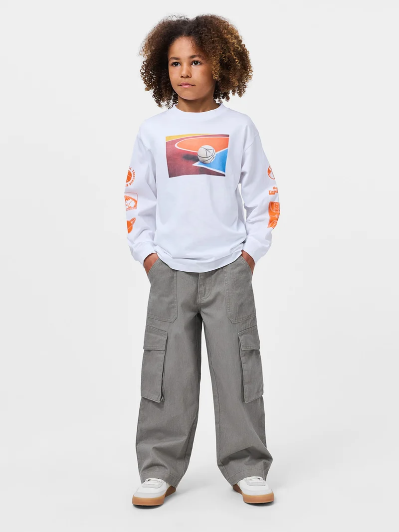 Longsleeve Rube Weiß