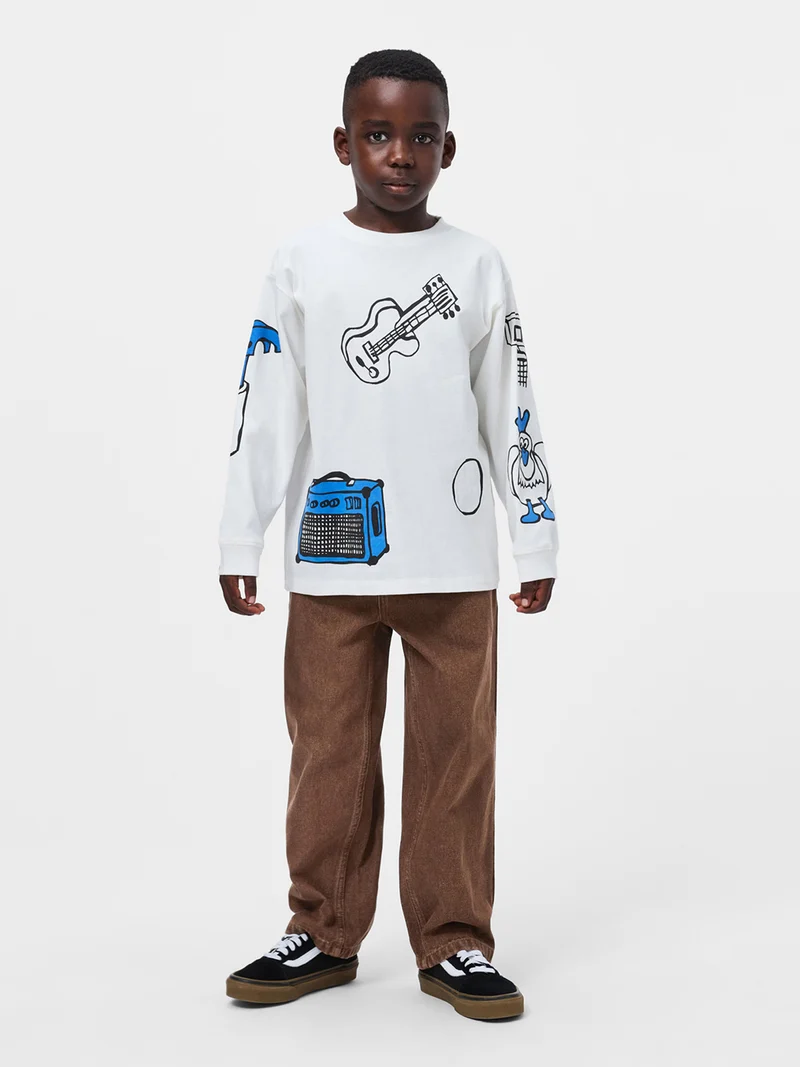 Longsleeve Rube Weiß