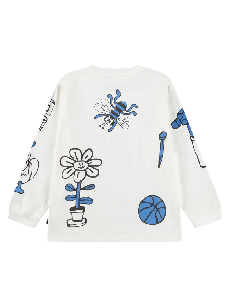 Longsleeve Rube Weiß