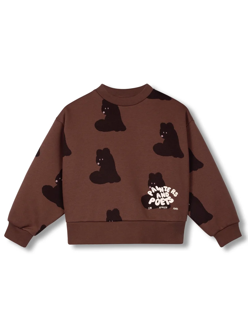 Sweatshirt Rusty Bear Braun