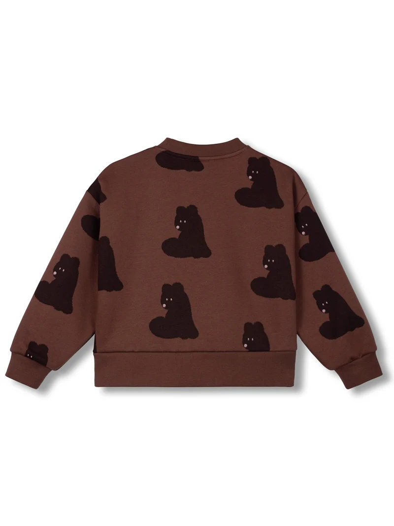 Sweatshirt Rusty Bear Braun