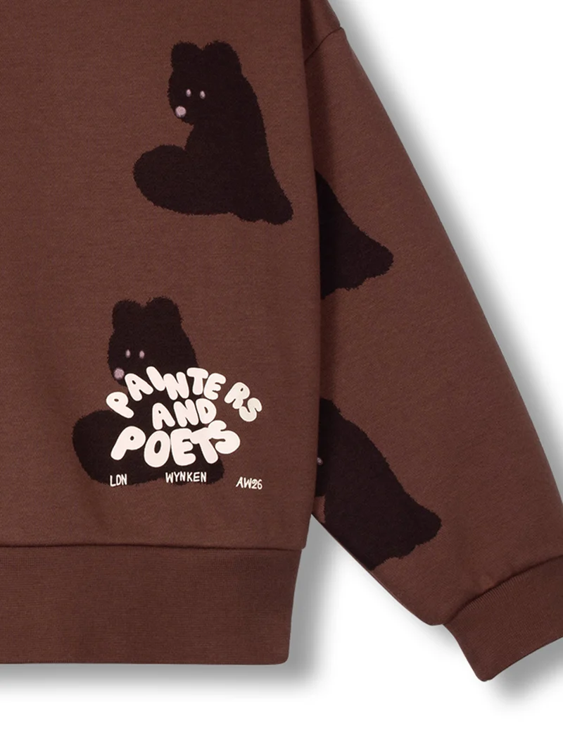 Sweatshirt Rusty Bear Braun