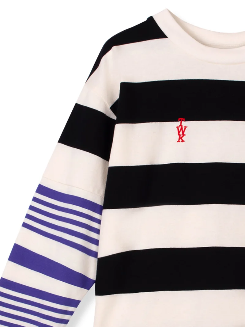 Longsleeve Twk Seam Mehrfarbig