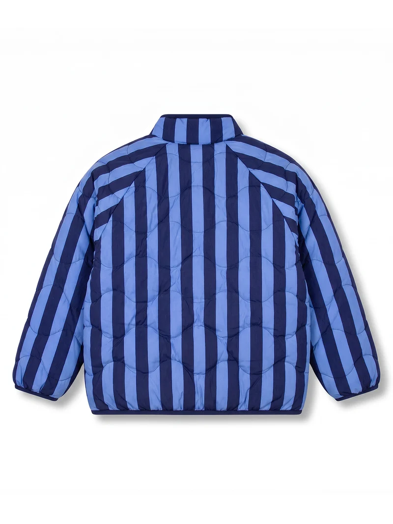 Daunenjacke Collared Studio Blau