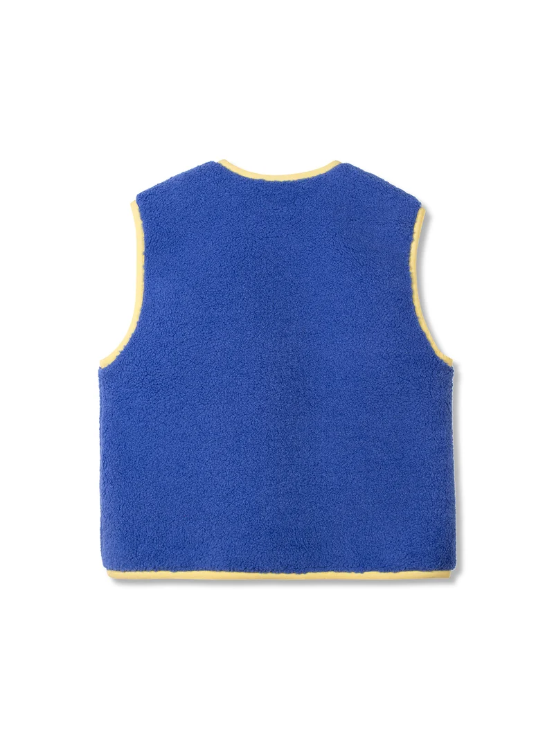 Fellweste Rodeo Faux Fur Blau