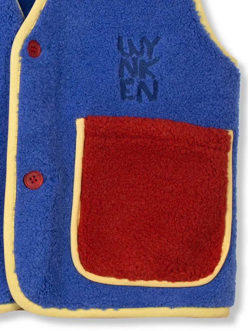 Fellweste Rodeo Faux Fur Blau