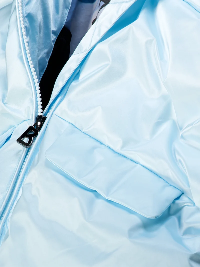Skijacke Hellblau