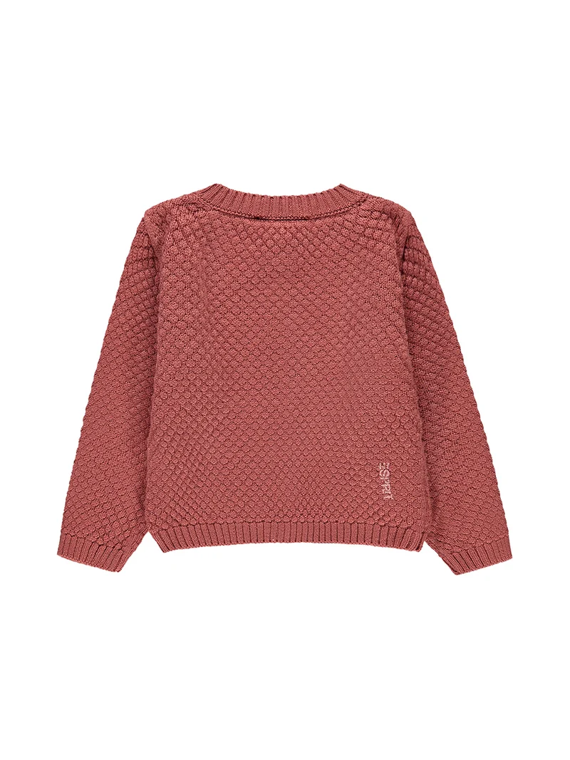 Strickjacke Koralle