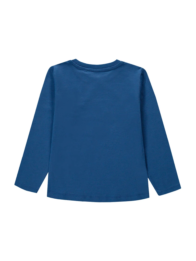 Longsleeve Blau