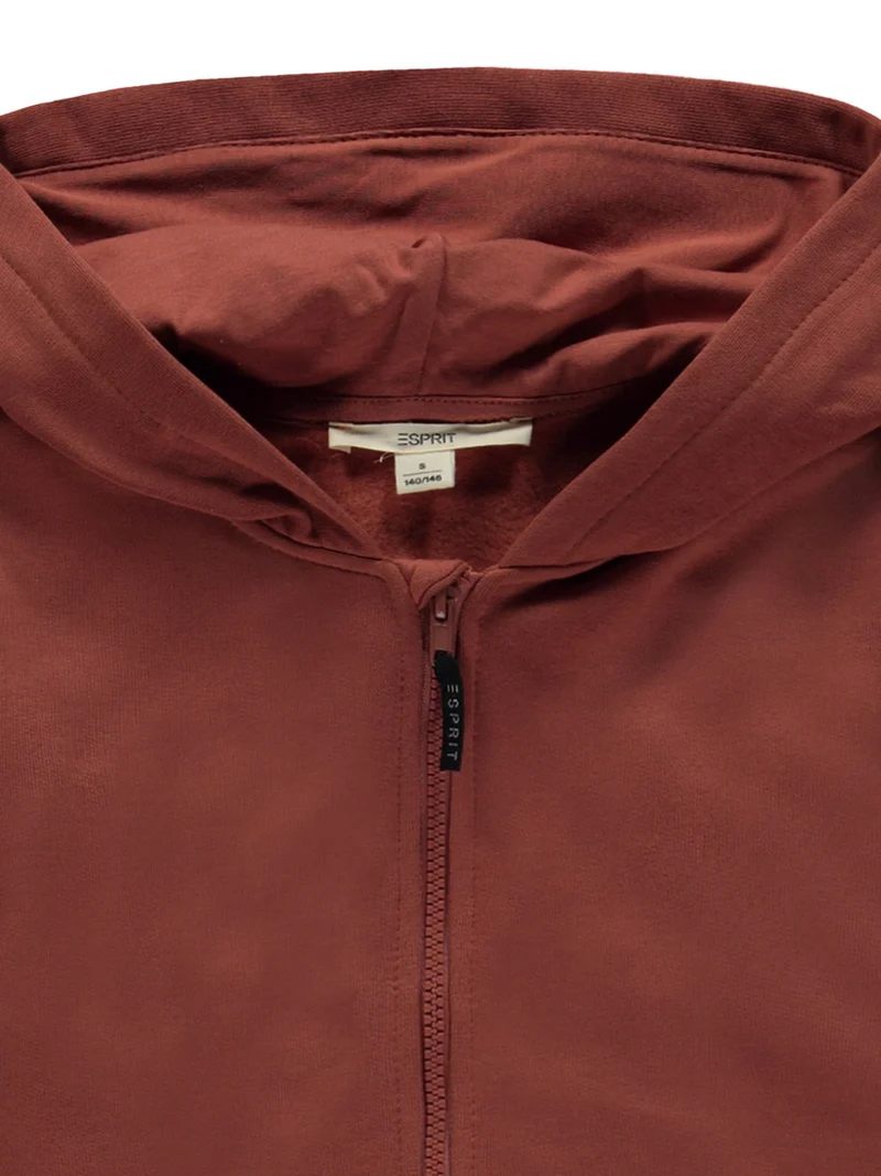 Sweatjacke Braun