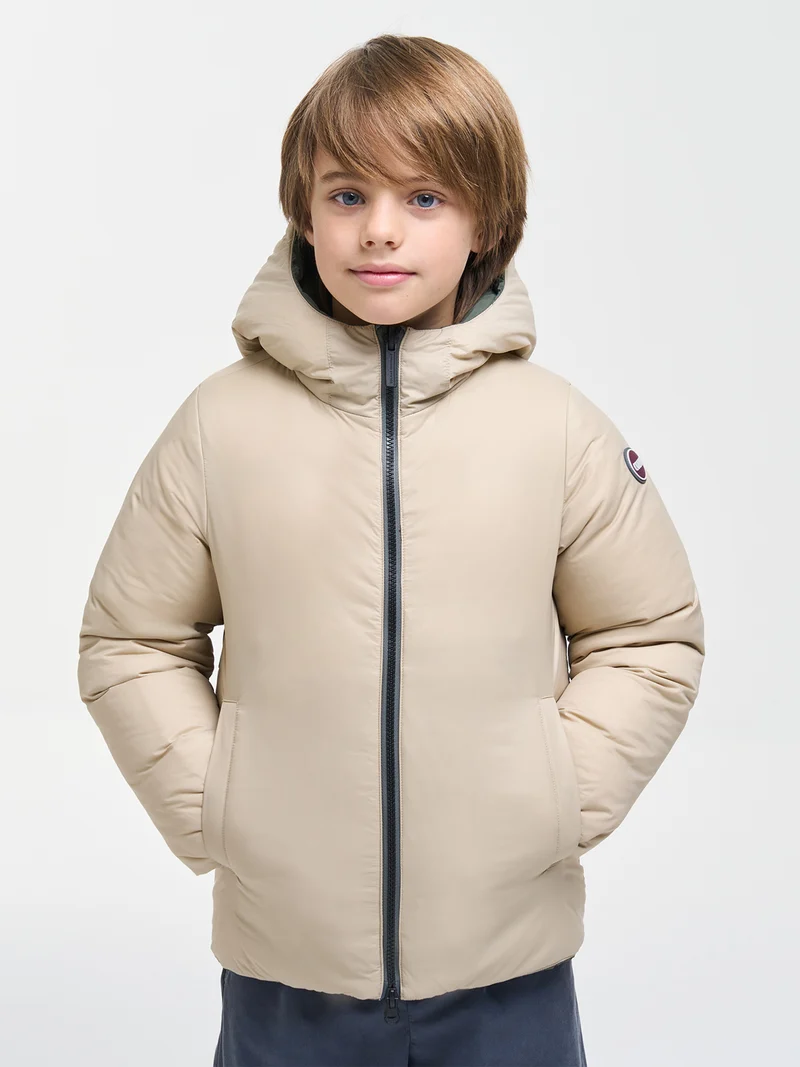 Daunenjacke Reversible Quilted Olivgrün