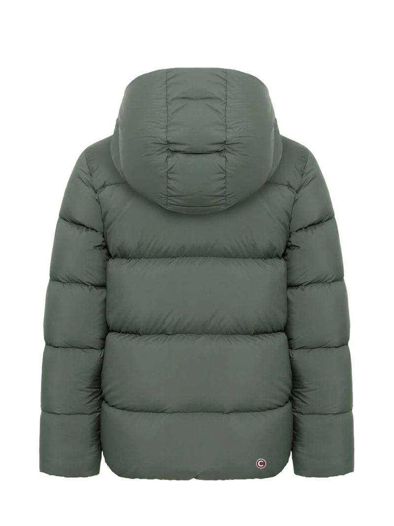 Daunenjacke Reversible Quilted Olivgrün