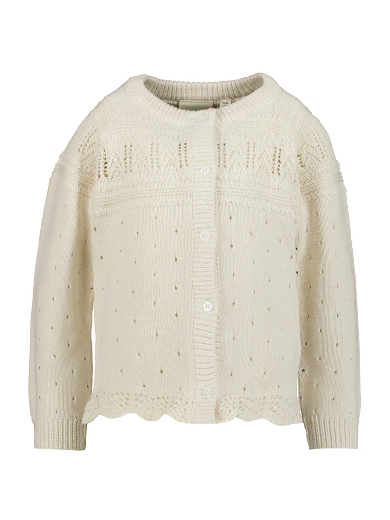 Strickjacke Cremeweiß
