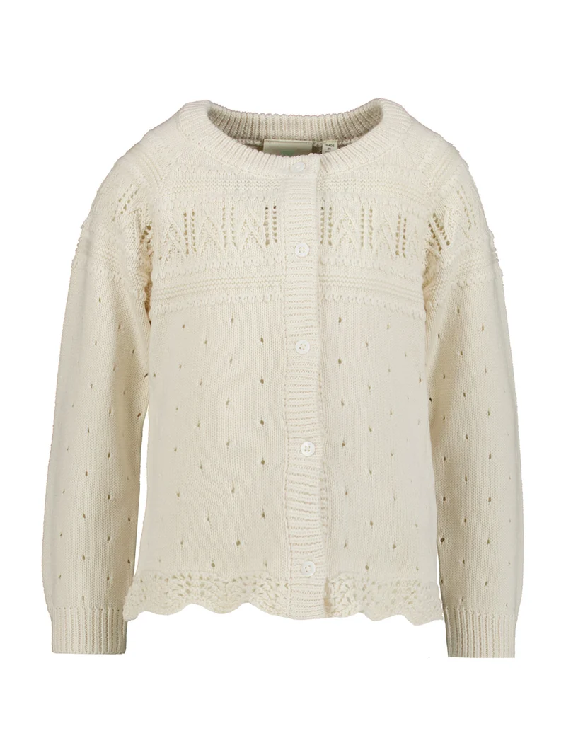 Strickjacke Cremeweiß