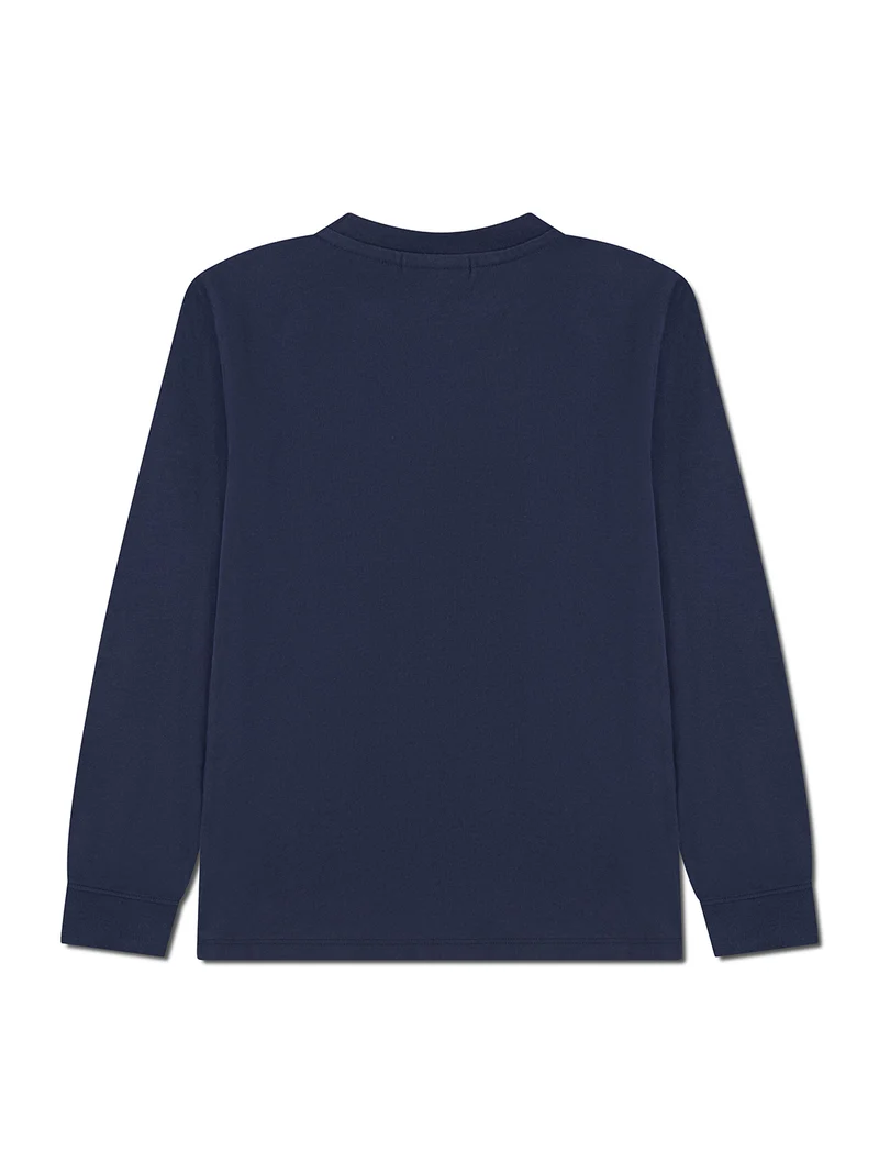 Longsleeve Marineblau