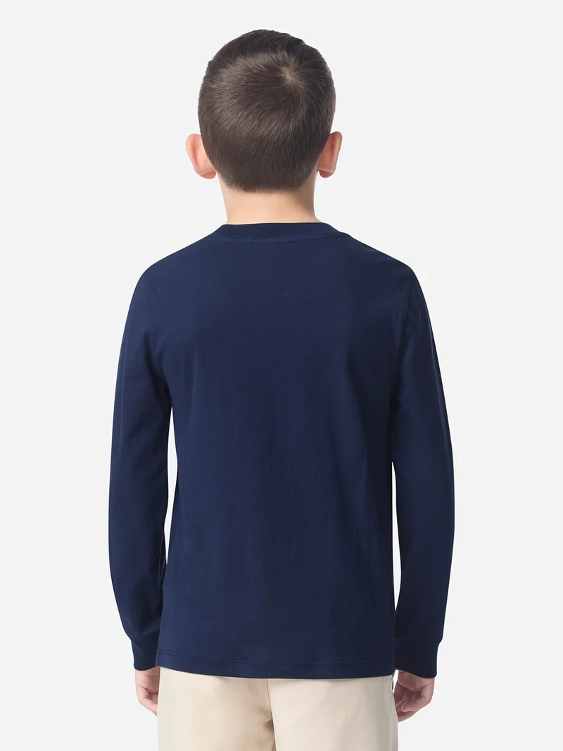 Longsleeve Marineblau