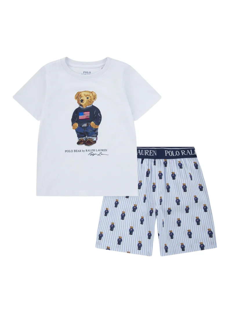 Polo Ralph Lauren Kinder-Pyjama-Set mit Polo Bear für Jungen