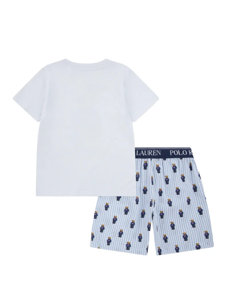 Polo Ralph Lauren Kinder-Pyjama-Set mit Polo Bear für Jungen