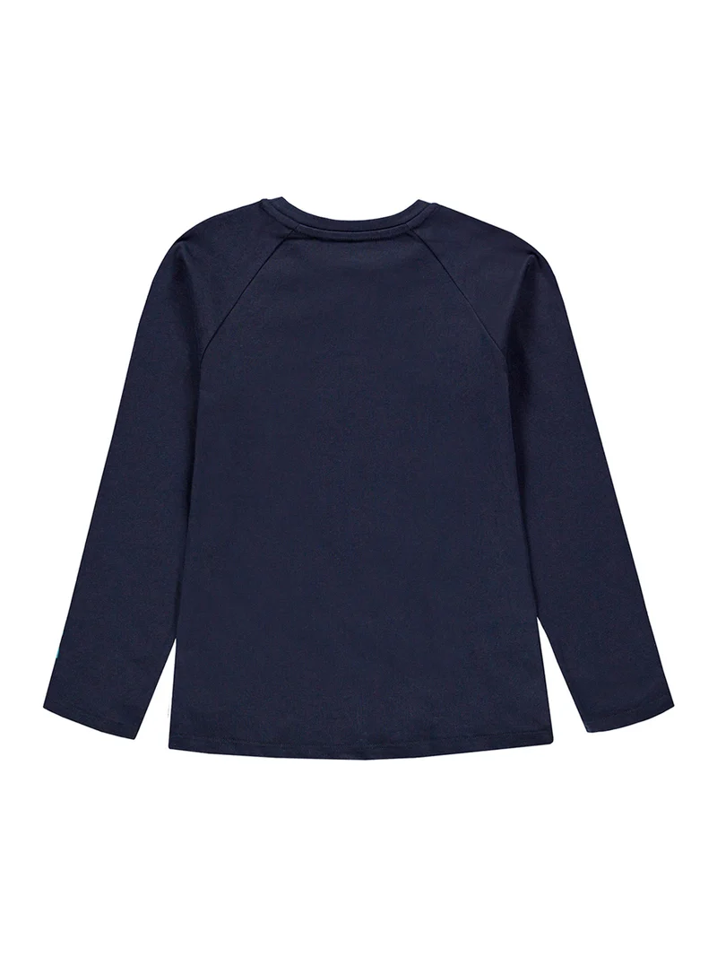 Longsleeve Marineblau