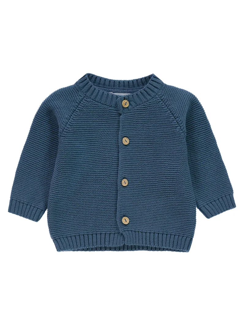 Strickjacke Blau
