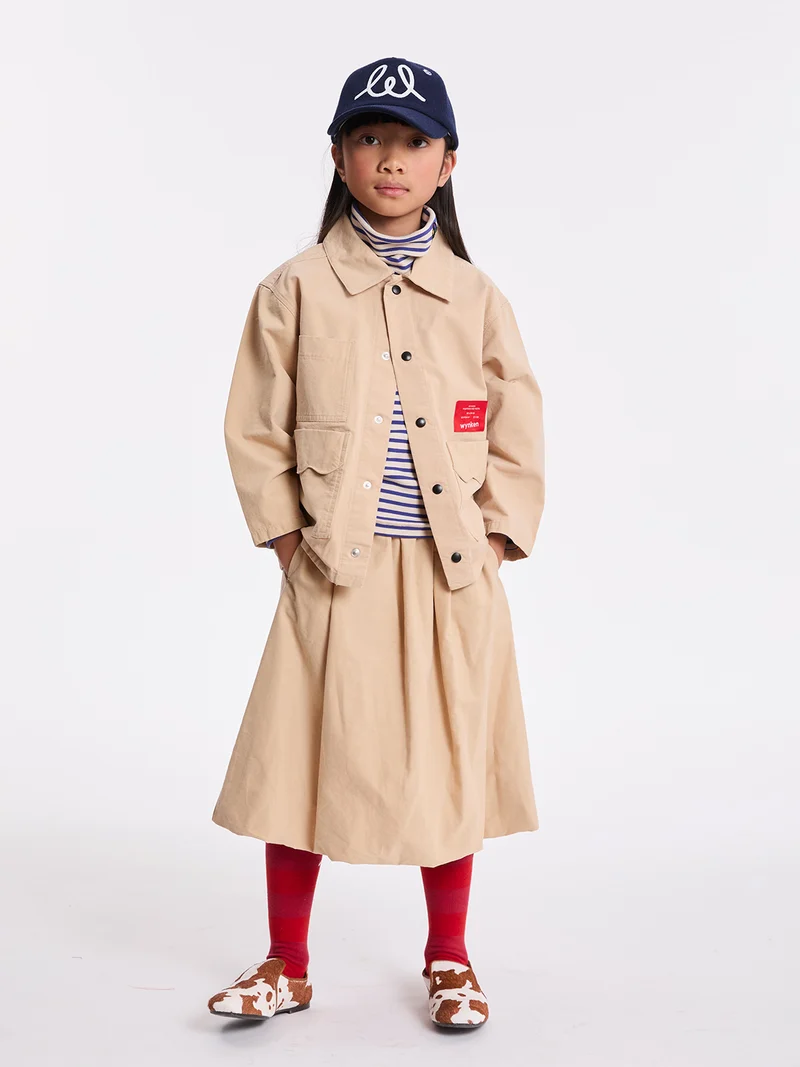Jacke Scallop Camel