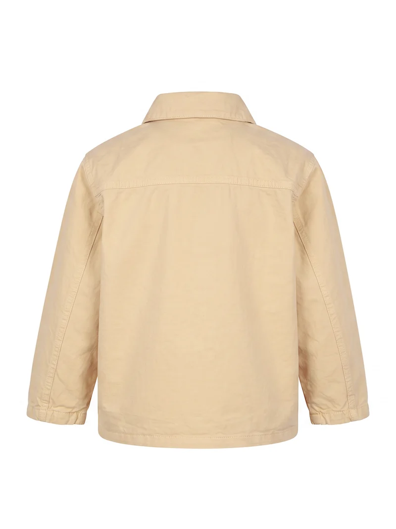 Jacke Scallop Camel