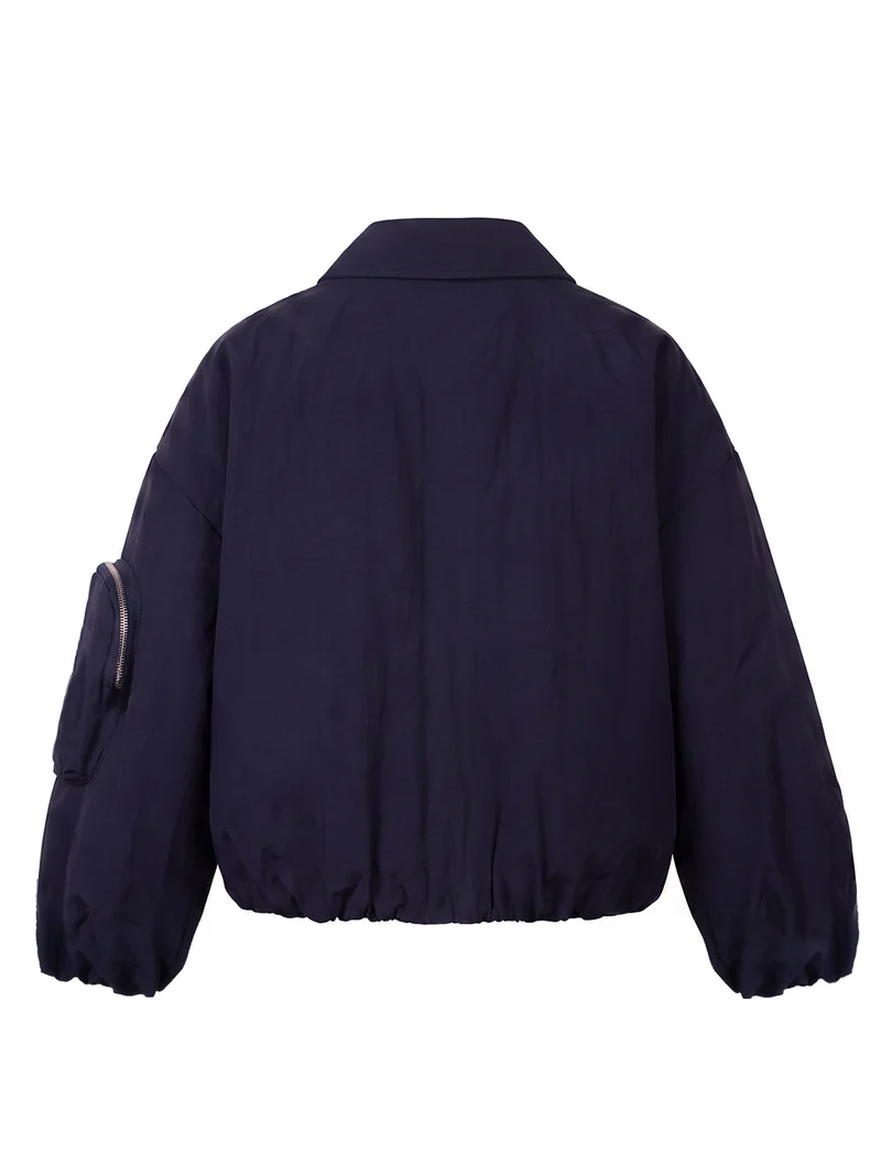 Jacke Poets Marineblau