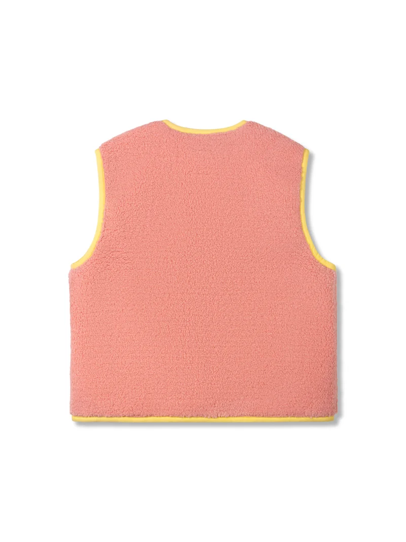 Fellweste Rodeo Faux Fur Rosa