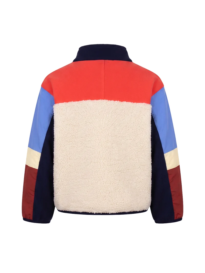 Jacke Mixed Media Mehrfarbig